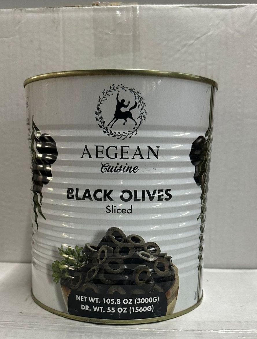 Picture of SLICED BLACK OLIVES CASE TUREN 6/10 BOX