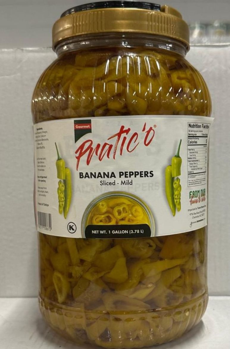 Picture of SLICED BANANA PEPPERS TUREN 4/1 BOX